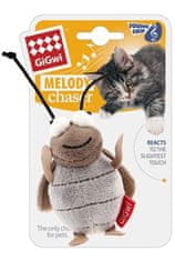 GiGwi Hračka mačka Melody Cvrček so zvukovým čipom