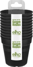 Elho kvetináč Green Basics set 10 ks - living black 7,5 cm