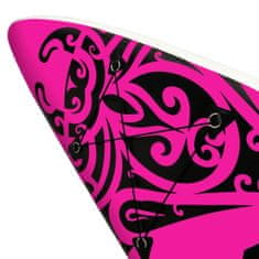 Vidaxl Nafukovací Stand Up Paddleboard 366x76x15 cm ružový