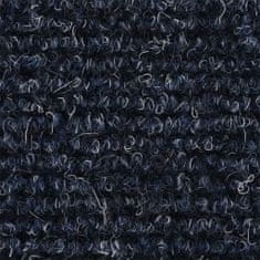 Vidaxl Nášľapy na schody 10 ks modré 65x21x4 cm vpichovaná textília