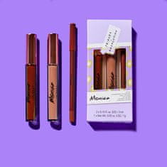 Makeup Revolution Darčeková sada dekoratívnej kozmetiky na pery X Friends Monica (Lip Kit)