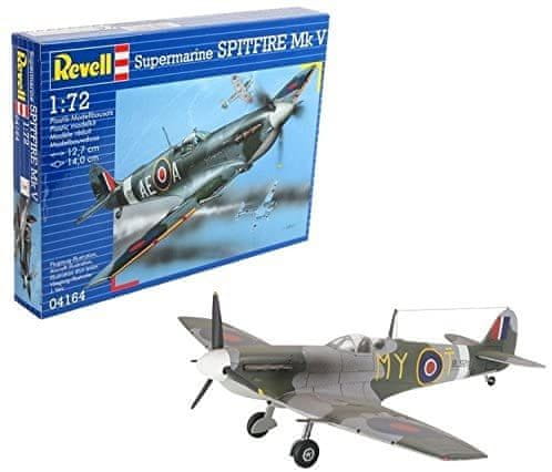 REVELL ModelKit lietadlo 04164 - Spitfire Mk.V (1:72)
