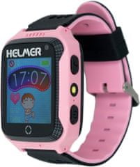 Helmer LK 707 dětské hodinky s GPS, ružové (LOKHEL1035)
