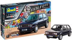 REVELL Gift-Set auto 05694 - 35 Years VW Golf 1 GTi Pirelli (1:24)
