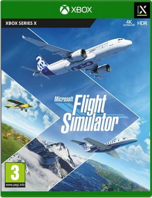 Flight Simulator - Xbox Series (8J6-00019) letecký simulátor lietadla meniace sa počasie tma