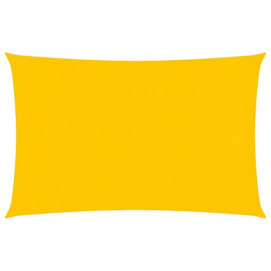 Vidaxl Slnečná clona, 160 g/m2, žltá, 2,5x4,5 m, HDPE