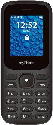 Odolný telefón myPhone Hammer 2220 klasický telefón tlačidlový jednoduchý telefón FM rádio slot na pamäťovú kartu Bluetooth 2G TFT displej LED svietidlo jednoduché ovládanie podsvietené klávesy Dual SIM dlhá výdrž batérie