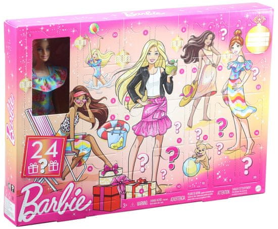 Mattel Barbie Adventný kalendár GXD64