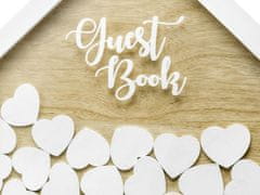 Drevená kniha hostí - svadobčanov - Svadba
