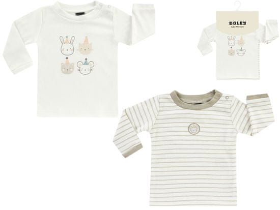 BOLEY detský dojčenský set 2ks tričiek 6132100