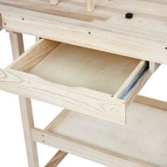 shumee Pracovný stôl drevený, 83 cm