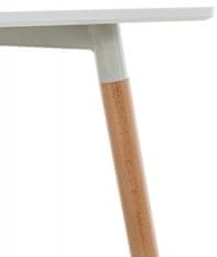 BHM Germany Odkladací stolík Viborg, 60 cm, biela