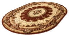 Chemex Koberec Yesemek Ovál Perzský Tradičný Rezaný Klasický 5889A Béžová Hnedá Krémová 60x100 cm