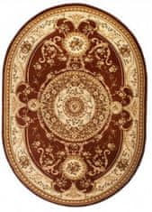 Chemex Koberec Yesemek Ovál Perzský Tradičný Rezaný Klasický 6548A Béžová Hnedá Krémová 250x350 cm