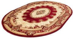 Chemex Koberec Yesemek Ovál Perzský Tradičný Rezaný Klasický 5889A Béžová Hnedá Krémová Červená 60x100 cm