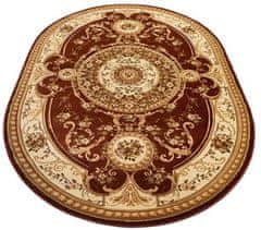 Chemex Koberec Yesemek Ovál Perzský Tradičný Rezaný Klasický 6548A Béžová Hnedá Krémová 60x100 cm