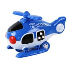 Rappa Policajný vrtuľník so zvukom a svetlom