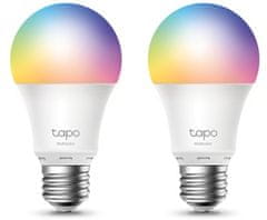 TP-LINK Tapo L530E chytrá Wi-Fi LED žárovka farebná, 2500K-6500K , E27, 2ks (Tapo L530E(2-pack))