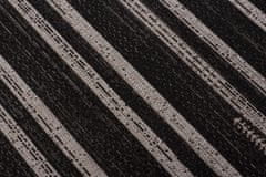 Chemex Koberec Floorlux Tetivový Štýlový Vintage Módne Tetiva 20384 Strieborná Čierna 120x170 cm