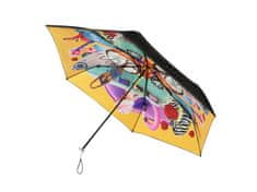 miniMAX® MiniMAX Personal Yellow skladací dáždnik s UV ochranou