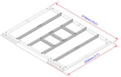 DURAMAX Podlahové profily pre domčeky 7,8 m2 57202
