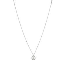 Liu.Jo Trblietavý oceľový náhrdelník s kryštálmi LJ1577