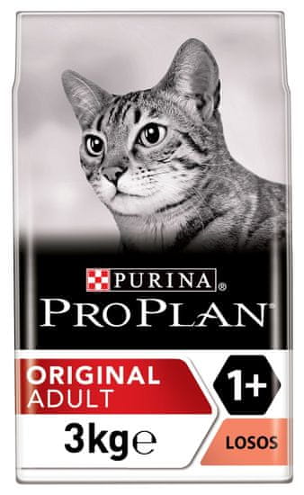 Purina Pro Plan Cat Adult ORIGINAL losos 3 kg