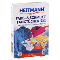 Heitmann obrúsky do prania pohlcujúce farbu a nečistotu 20 ks
