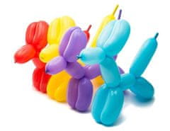 Latexové modelovacie balóniky - mix farieb - pastelové - 12 ks