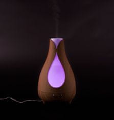 Aróma zvlhčovač vzduchu s difuzérom Tulip, LED multicolor, 200 ml