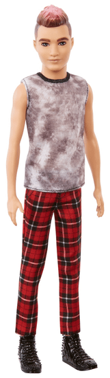 Mattel Barbie Model Ken 176 - Kockované nohavice