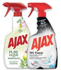 AJAX Sprej Pure 500 ml + WC Power 500 ml