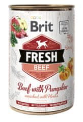 Brit Fresh Beef with Pumpkin 6x400g
