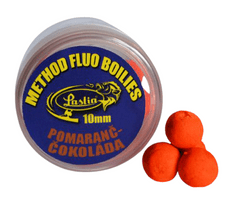 Lastia Method fluo boilies10mm,pomaranč-čokoláda