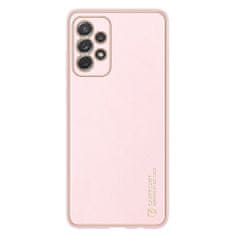 Dux Ducis Yolo kožený kryt na Samsung Galaxy A72 4G, ružový