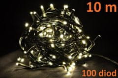shumee Vianočné LED osvetlenie 10 m - teplá biela, 100 diód