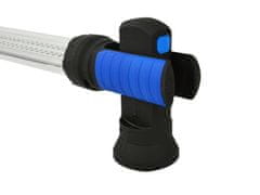 GEKO Montážna lampa LED 120 SMD, nabíjací, s nastaviteľným držiakom, háčiky a magnety