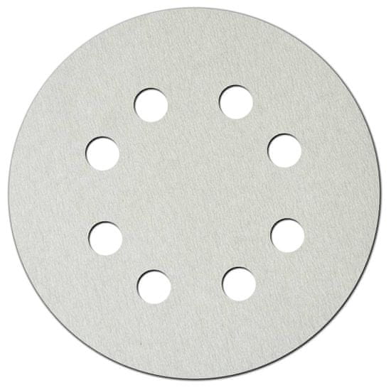 Dedra Brúsne kruhy biele 180 mm, zrnitosť 240, suchý zips,5 ks - DED7764W6