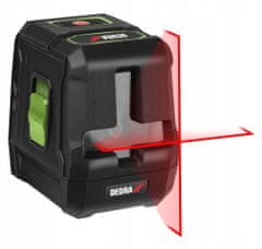 Dedra Krížový laser, červený - MC0901