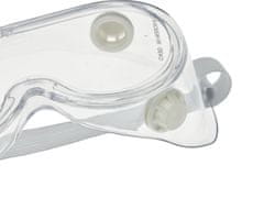 GEKO Ochranné okuliare vetrané s gumou na uchytenie