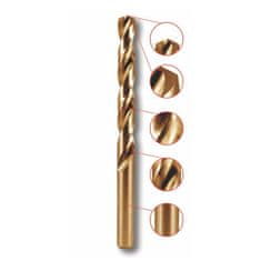 Dedra Kobaltový vrták do kovu 3,0x61 mm, HSS, DIN 338, 1 ks - WK03061