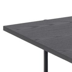 Design Scandinavia Konferenčný stolík Angus, 115 cm, čierna