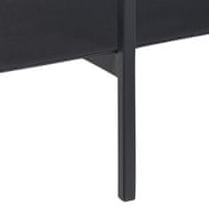 Design Scandinavia Konferenčný stolík Angus, 115 cm, čierna