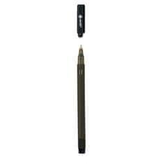 Astra ZENITH Pixel, Guľôčkové pero 0,5mm, čierne s vrchnákom, 4ks, 201318019