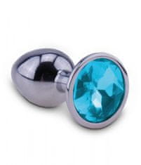Realistixxx Análny šperk kovový s diamantom RelaXxxx modrý