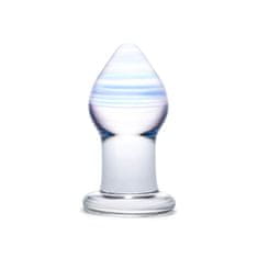 Gildo Glas Amethyst Rain Glass Butt Plug (8cm)