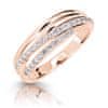 Trblietavý prsteň z ružového zlata Z6716-3352-10-X-4 (Obvod 48 mm)