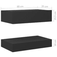 Vidaxl Nočný stolík sivý 60x35 cm drevotrieska