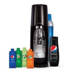 SodaStream Spirit Black Pepsi Megapack