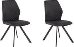 Danish Style Jedálenská stolička Versea (SET 2ks), čierna